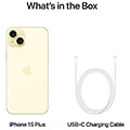 kinito apple iphone 15 plus 128gb yellow extra photo 2