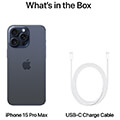 kinito apple iphone 15 pro max 256gb blue titanium extra photo 4
