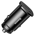 baseus square metal carcharger pps30w usb type c port pd30 qc40 scp afc black extra photo 2