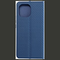 forcell luna book carbon for xiaomi redmi note 11 11s blue extra photo 1