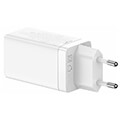 baseus gan3 pro quick charger 2x type c usb 65w cable type c 100w 1m white extra photo 3