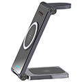4smarts wireless charger ultimag trio fold 225w smartphone watch bluetooth black extra photo 4