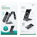 4smarts wireless charger ultimag trio fold 225w smartphone watch bluetooth black extra photo 5
