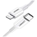 ugreen charging cable mfi us171 18w pd type c to lightning i6 white 1m 10493 3a extra photo 1