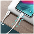 ugreen charging cable mfi us171 18w pd type c to lightning i6 white 1m 10493 3a extra photo 7