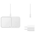 samsung wireless charger duo with wall chatger ta ep p5400tw white extra photo 4