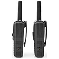 nedis wltk1010bk walkie talkie range 10 km 8 channels vox charging base 2 pieces black extra photo 2