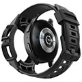 spigen rugged armor pro black for samsung galaxy watch5 pro 45mm extra photo 1