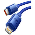 baseus crystal shine cable shine type c to lightning 2m 20w blue extra photo 1