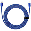 baseus crystal shine cable shine type c to lightning 2m 20w blue extra photo 2