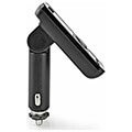 nedis catr130bk car fm transmitter bluetooth pro microphone noise cancelling microsd card slot hands extra photo 1