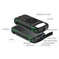 4smarts solar power bank wireless qi rugged titanpack ultimag 20000mah green extra photo 1