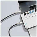 baseus cable cafule usb type c to lightning 20w pd 1m black extra photo 2