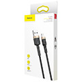 baseus cafule cable usb for lightning 24a 1m gold black extra photo 2