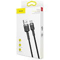 baseus cable cafule usb type c 2a 3m red grey black extra photo 3