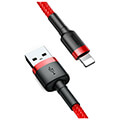 baseus cafule cable usb lightning 15a 2m red extra photo 1