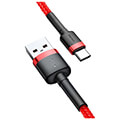 baseus cafule cable type c 2a 2m red extra photo 3