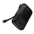 baseus qpow pro powerbank lightning cable 20w black extra photo 3