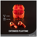 4smarts tws bluetooth headphones skybuds lucid orange extra photo 1