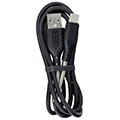 forcell carbon cable usb to type c qc30 3a cb 02b black 1m extra photo 6