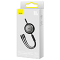 baseus bright mirror 4 retractable type c 3in1 cable micro usb c lightning 100w 35a 11m black extra photo 4