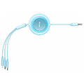 baseus bright mirror 2 retractable type c 3 in 1 cable micro usb c lightning 35a 11m sky blue extra photo 3