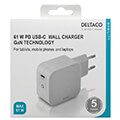 deltaco usbc gan02 usb c wall charger gan technology total 61 w extra photo 3