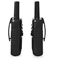 nedis wltk0610bk walkie talkie set 2 handsets up to 6km frequency channels 8 ptt vox black extra photo 2