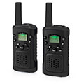 nedis wltk0610bk walkie talkie set 2 handsets up to 6km frequency channels 8 ptt vox black extra photo 4