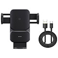 baseus wisdom wireless charging 15w air vent electric holder extra photo 3