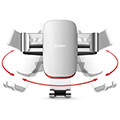 baseus metal age gravity car mount cd version silver extra photo 1