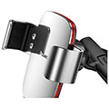 baseus metal age gravity car mount cd version silver extra photo 8