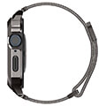 spigen metal fit pro graphite for apple watch 8 7 45mm extra photo 4