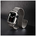 spigen metal fit pro graphite for apple watch 8 7 45mm extra photo 7