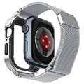 spigen metal fit pro silver for apple watch 8 7 45mm extra photo 2