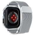 spigen metal fit pro silver for apple watch 8 7 45mm extra photo 6