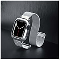 spigen metal fit pro silver for apple watch 8 7 45mm extra photo 7