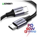 charging cable ugreen us261 type c type c black 1m 50150 3a extra photo 2