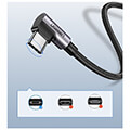 charging cable ugreen us284 type c gray 1m 50941 3a extra photo 3