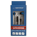 esperanza eh193 earphones with microphone black and blue extra photo 2