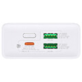 baseus powerbank adaman 2 20000mah 30w 3xusb usb c white extra photo 3