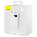 baseus powerbank adaman 2 20000mah 30w 3xusb usb c white extra photo 4