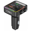 osio oft 4260bt mayro fm transmitter kai fortistis aytokinitoy me bluetooth usb 2xtype c 54w extra photo 1