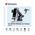 verbatim 49554 fwc 03 air vent car phone holder induction charger suction pad extra photo 4