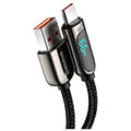 baseus display cable usb to type c 66w 2m black extra photo 1