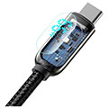 baseus display cable usb to type c 66w 2m black extra photo 2