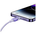 baseus fast charging cable usb c to lightning explorer series 2m 20w purple extra photo 3