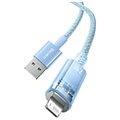 baseus fast charging cable usb a to lightning explorer series 2m 24a blue extra photo 4