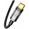baseus explorer usb to usb c cable 100w 1m black extra photo 3