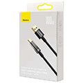 baseus explorer usb to usb c cable 100w 1m black extra photo 6